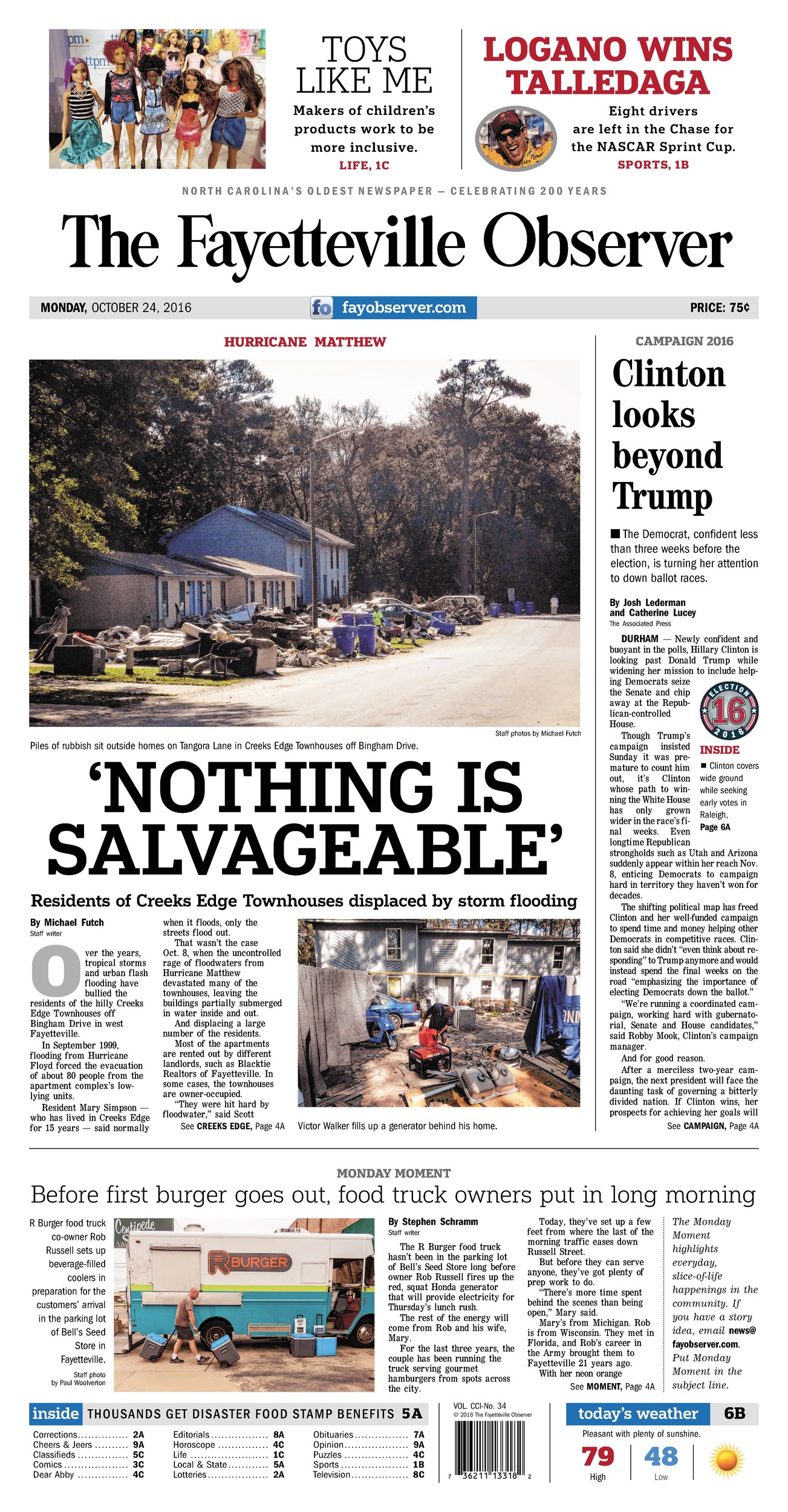 Fayetteville Observer North Carolina Press Association