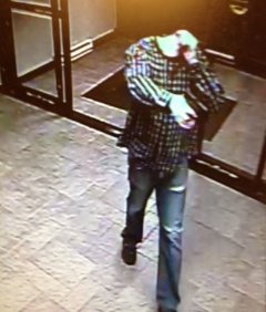 Image from video footage of the robbery at the Wytestone in Woodbridge. Provided by Prince William Police. 