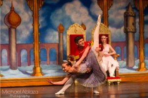The Nut Fairy Prince, photograph of a scene from The Lasley Centre's "The Nutcracker" photographed by Michael Ablaza. 