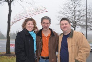 Candidate Jeanine Lawson with friends former Attorney General Ken Cuccinelli, and Nokesville resident Ken ....