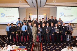 The 2014 Valor recipients. (Photo courtesy of the Prince William Chamber of Commerce.)