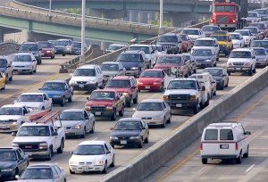 Traffic congestion on I-95