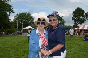 Jaqueline Meeks and Carole Gathright attend the opening of the Bull Run retreat. 