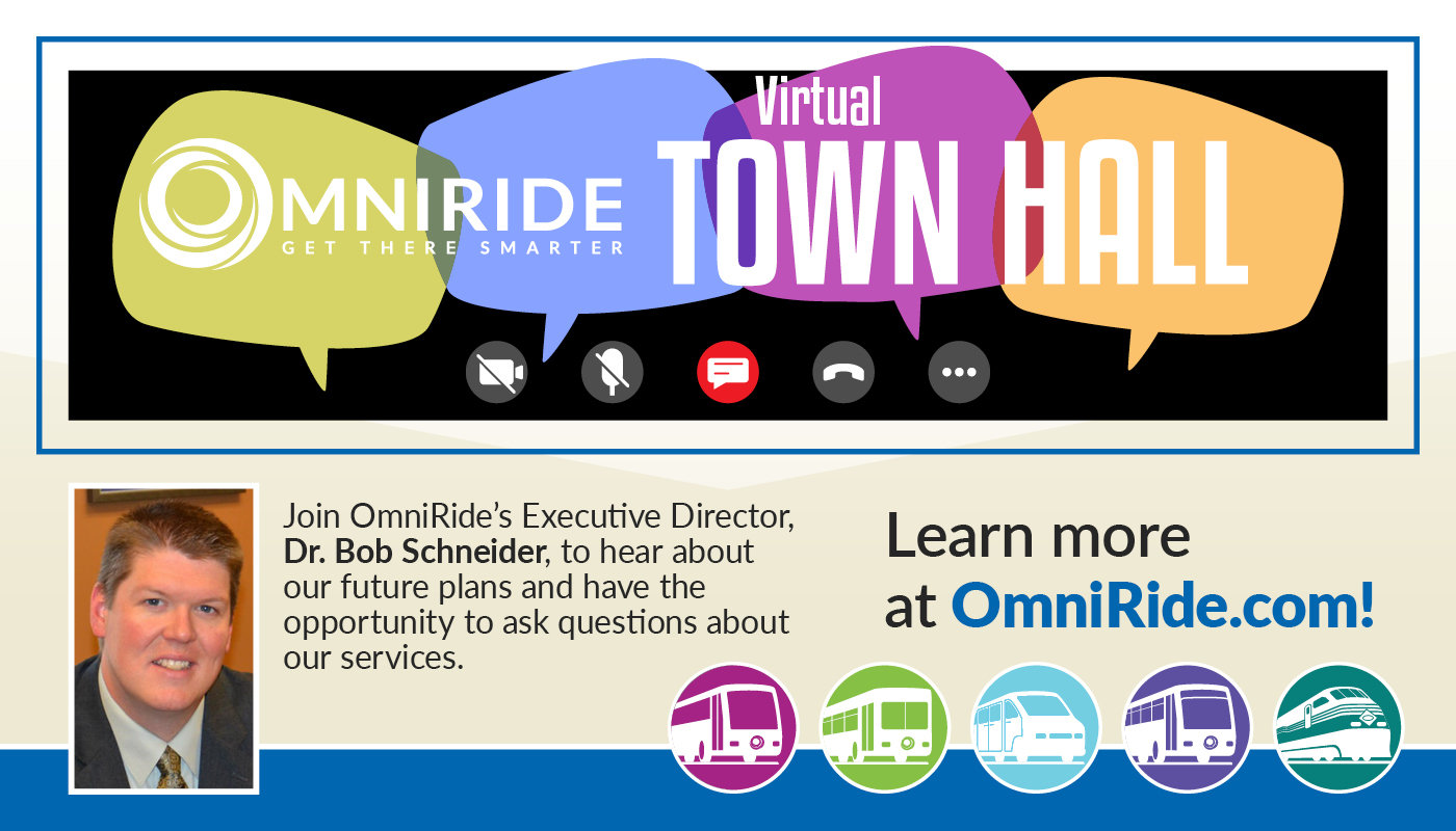 Info on OmniRide Virtual Town Hall