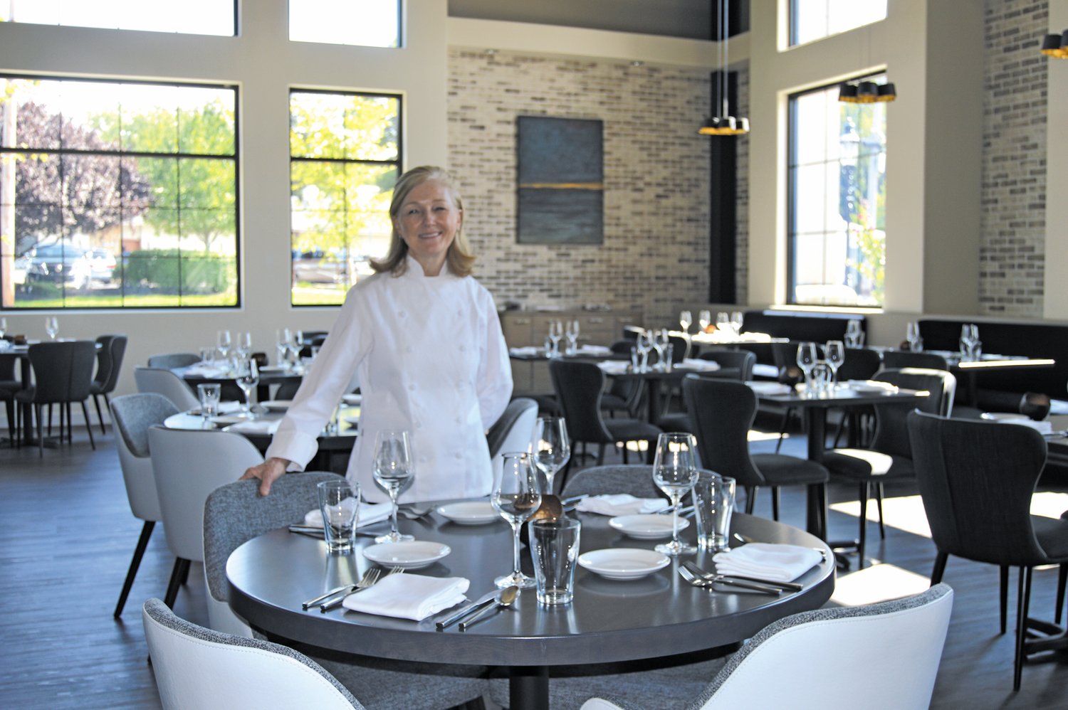 Vela, which is Doylestown’s newest restaurant, is owned by chef Donna Ewanciw. Photograph by Susan S. Yeske