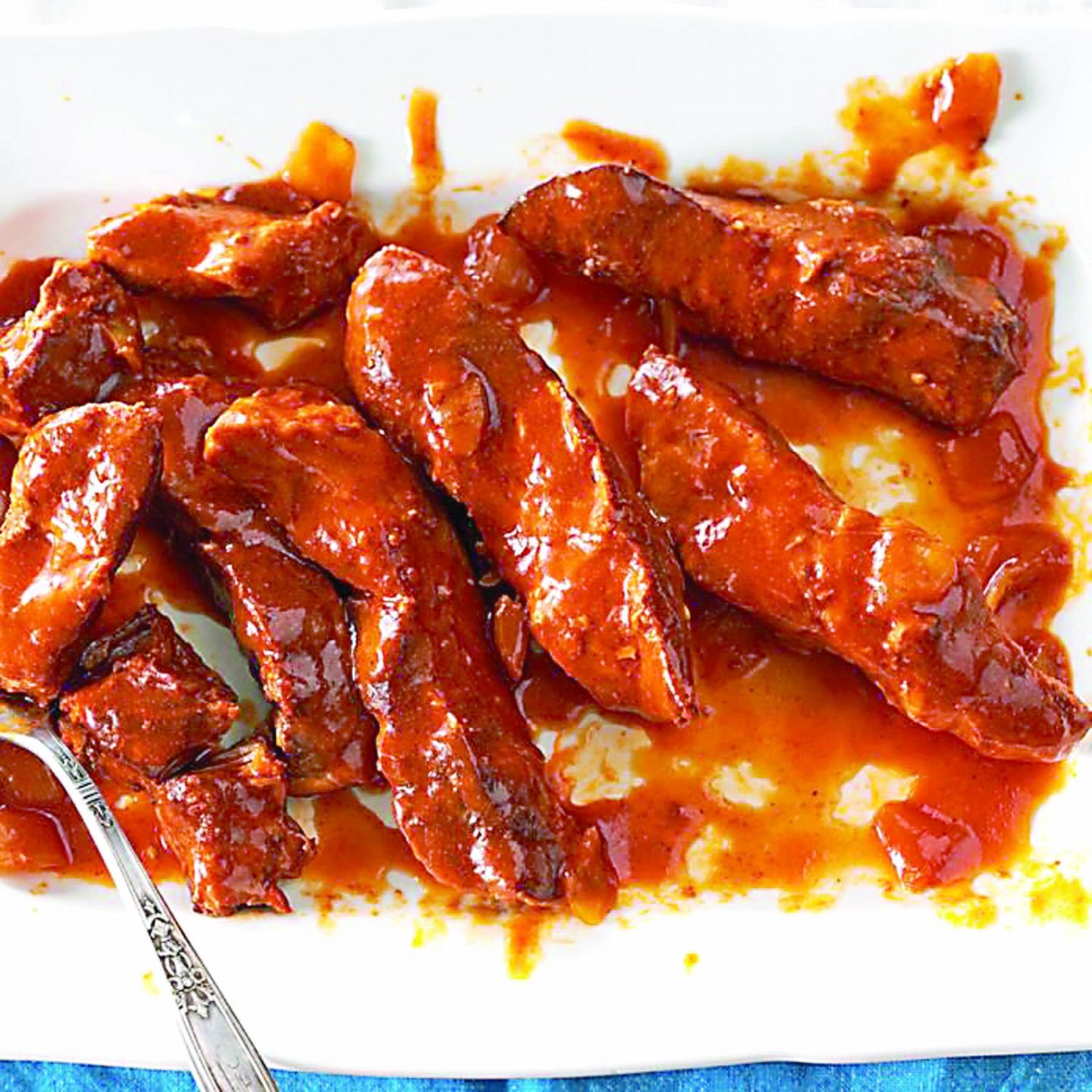 Maple syrup is the surprise ingredient that adds sweetness to the sauce in this slow cooker rib recipe. Local maple sugaring events are scheduled in Bucks County and New Jersey. Photograph from tasteofhome.com.