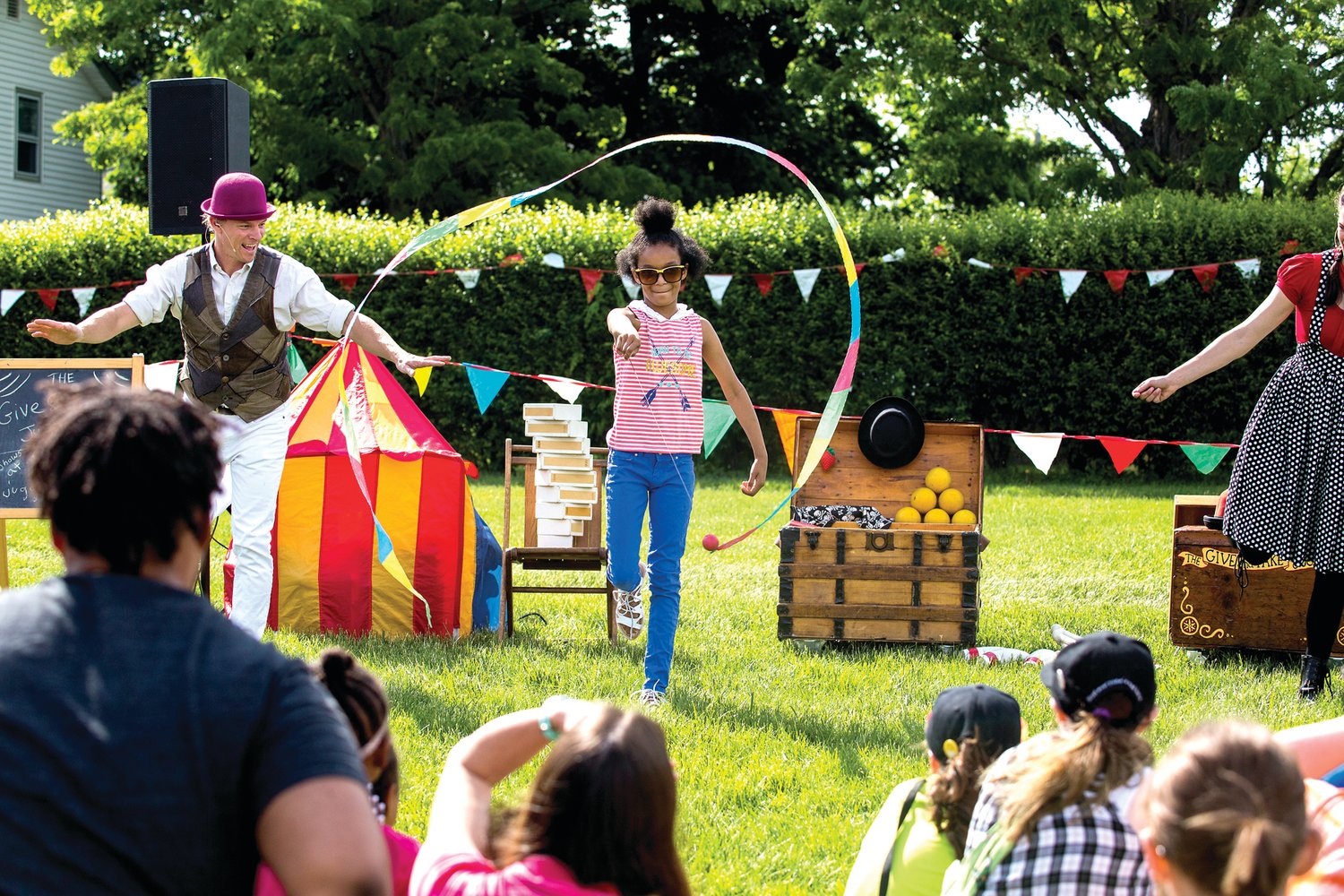 Peddler’s Village hosts a new Spring KidsFest. Shown is the Strawberry Festival. Photograph by Meredith Edlow