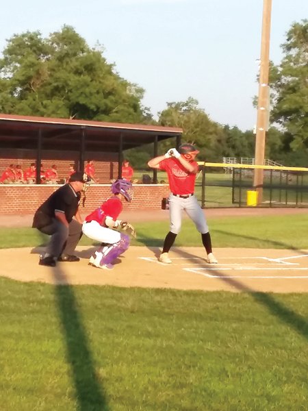 Chris Iazzetta (Wheeling) steps into the batter’s box for Quakertown during last Wednesday’s contest against Trenton.
