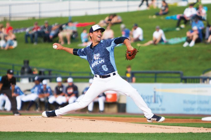 CB East’s Robbie Welhaf has an eye-popping 41:4 strikeout/walk ratio in his seven starts for West Michigan.