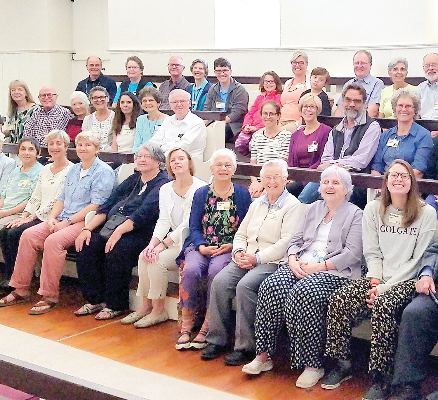 Newtown Quakers will gather for a group photo on World Quaker Day.