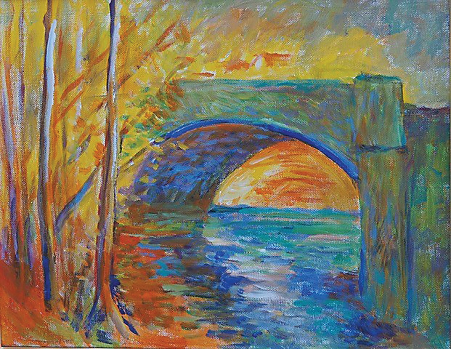“Bridge over the Tohickon” is by Bill Jersey.