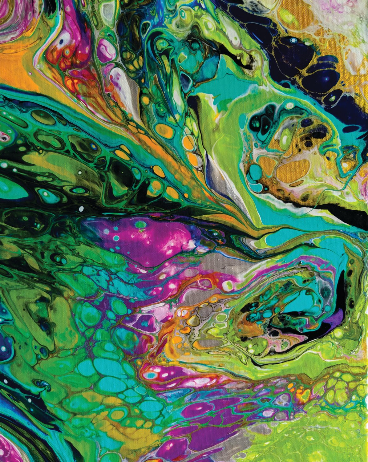 Local artist-muralist Laura Bray will give a one-night acrylic pouring demonstration and workshop Nov. 8 in Doylestown.