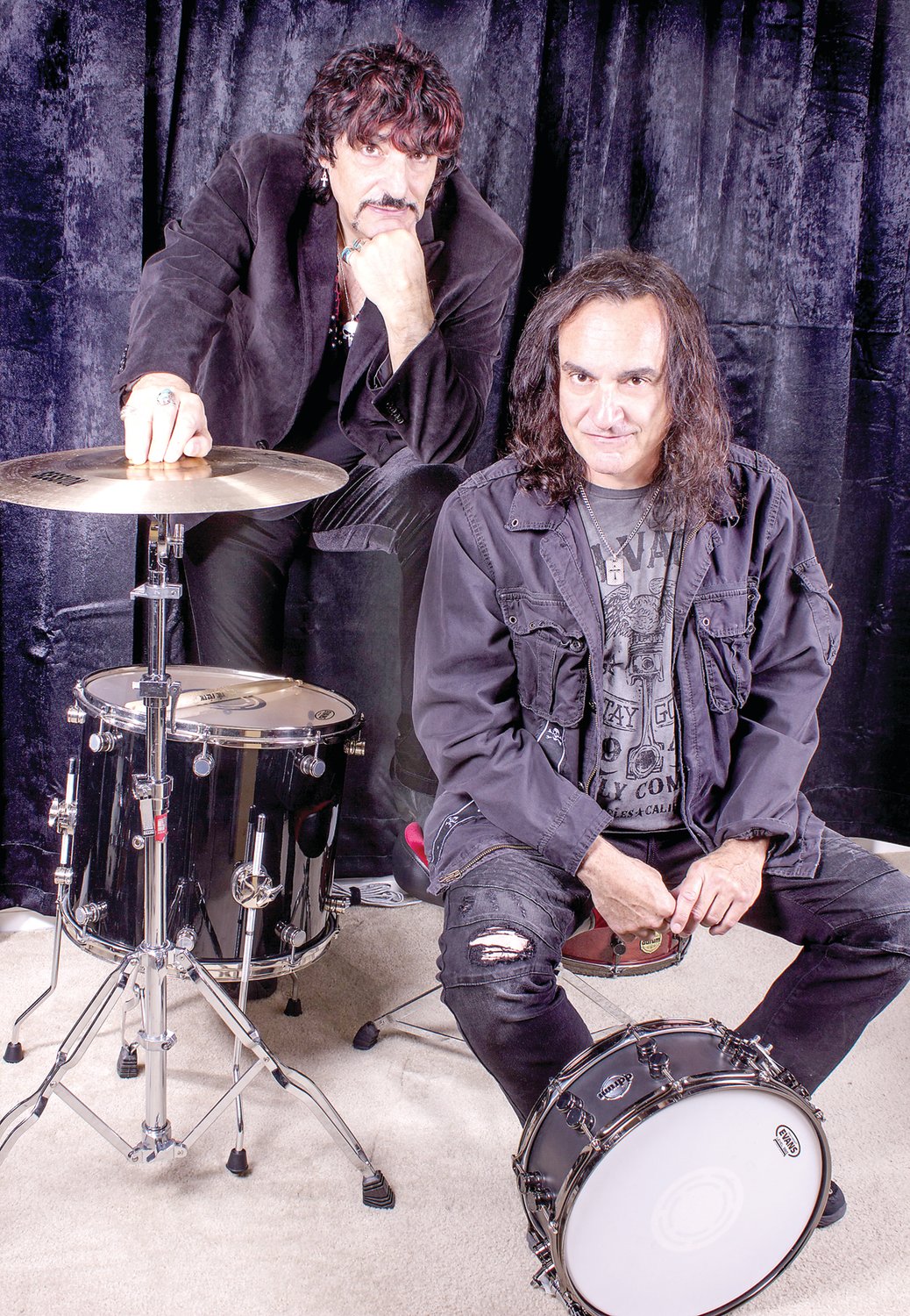 Brothers Carmine, left, and Vinny Appice perform with the all Star Band Feb. 6 in Sellersville.