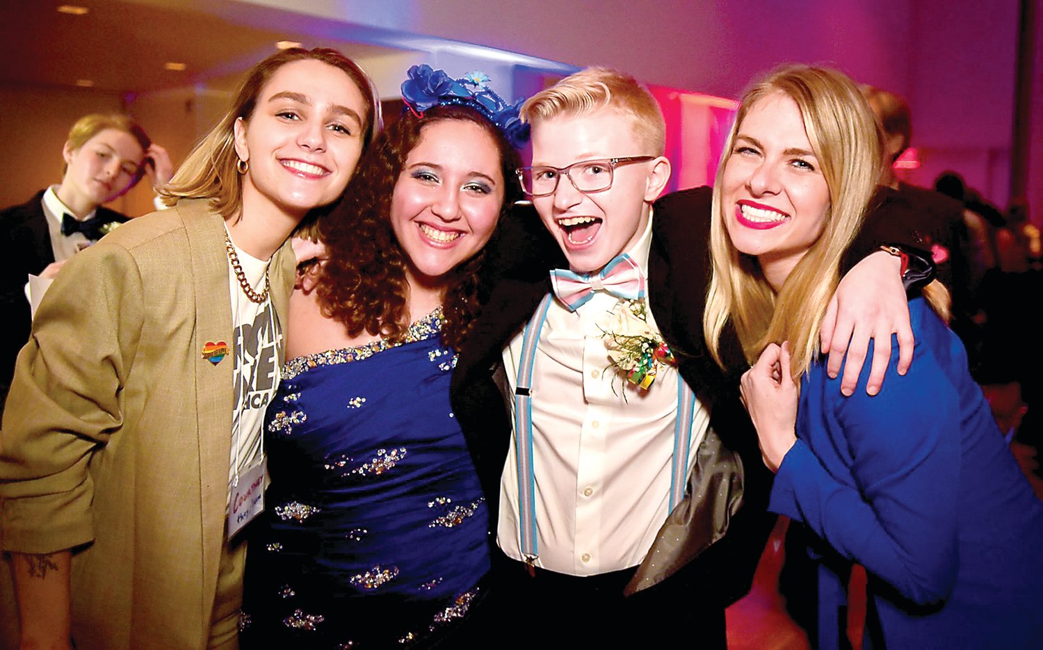Teens from 57 schools danced at the Love is Love prom. Photograph by Raphael Duck Photography.