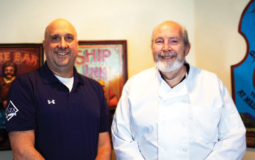 Jake’s owner Stephen Little, left, with Executive Chef Bill Kinslow.