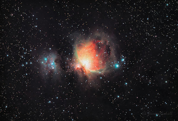 “Orion and Running Man Nebula” by James Cahill is part of the show.