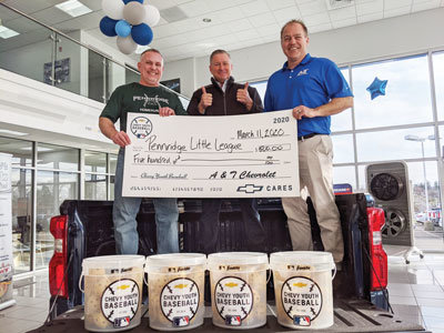 A&T Chevrolet donates equipment, funds to Pennridge Little League