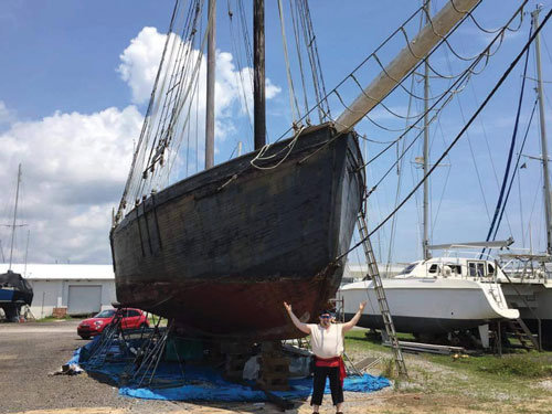 The inspiration for founding the Schooner Pursuit Historical Society was this tall ship named Voyager. The founders purchased her and renamed her Pursuit. She has since been scuttled.