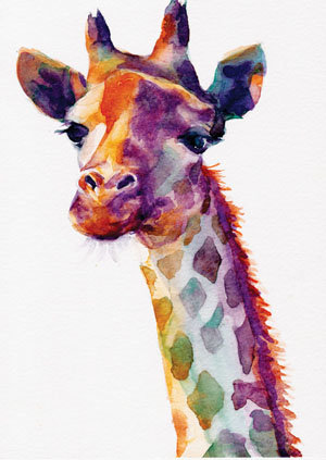 “Giraffe” is by Joan Capaldo.