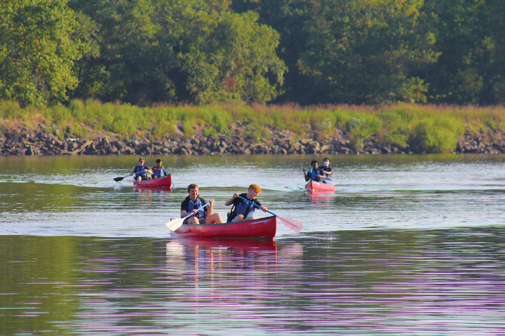 The Doane Academy school year opened on Sept. 8 with the traditional senior class arrival via canoes. The day marked not only the continuation of this tradition, and first student body return to campus since mid-March, but also marks the largest enrollment for the school (251) since the 1980s. Even with that number, the months of strategic planning as well as the addition of classroom space in former Boudinot school property (adjacent to the Doane campus) enabled Doane to open safely with all CDC and state COVID-19 safety guidelines met or exceeded.