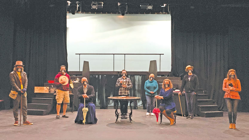 The cast of “The Importance of Being Earnest” readies for performances.