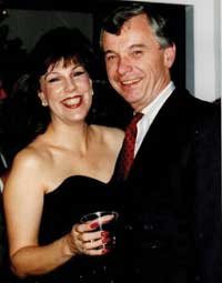 Lynda Jeffrey and Curtis Plott, two weeks before their engagement on New Year’s Eve, 1989.