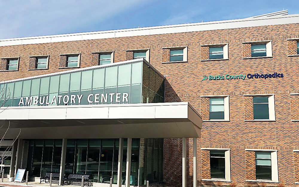 Bucks County Orthopedic Specialists’ (BCOS) new office – its third – is located on the main campus of Doylestown Hospital.