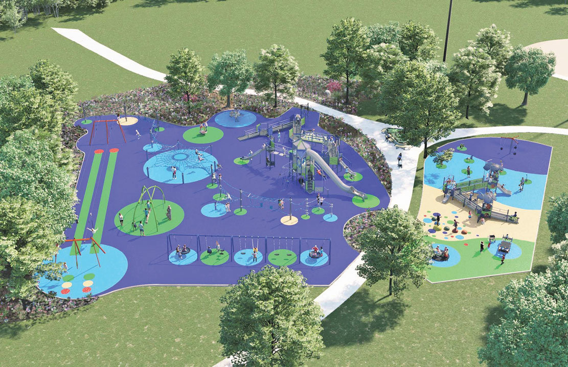 QuiNBy’s Playground will provide updated facilities for all ages.