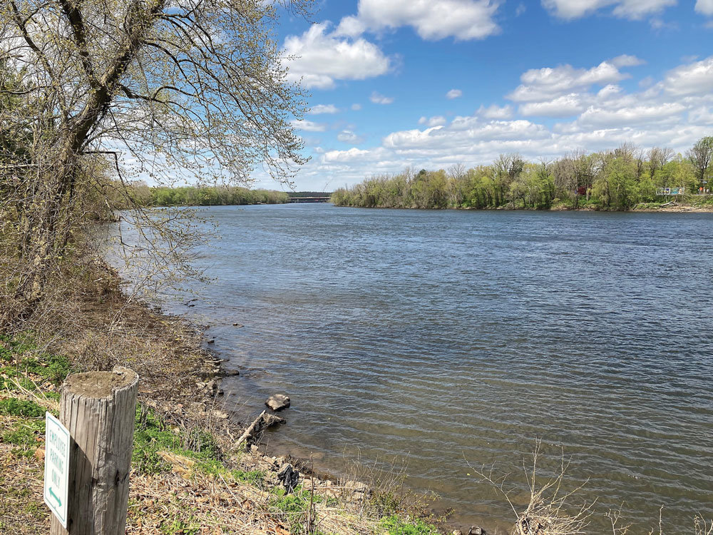 The Delaware River at Yardley.