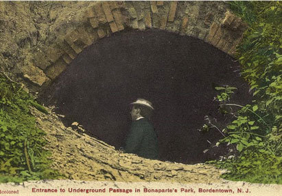 A tunnel on the grounds of Point Breeze.