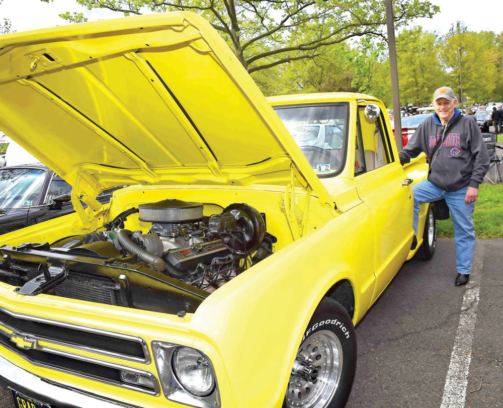 Bob Gilson with his 1967 Chevy pickup truck.