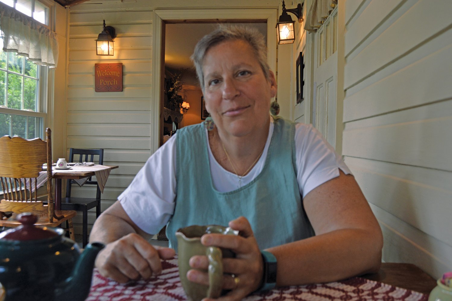 Kathy Heck founded The Talking Teacup in Chalfont.