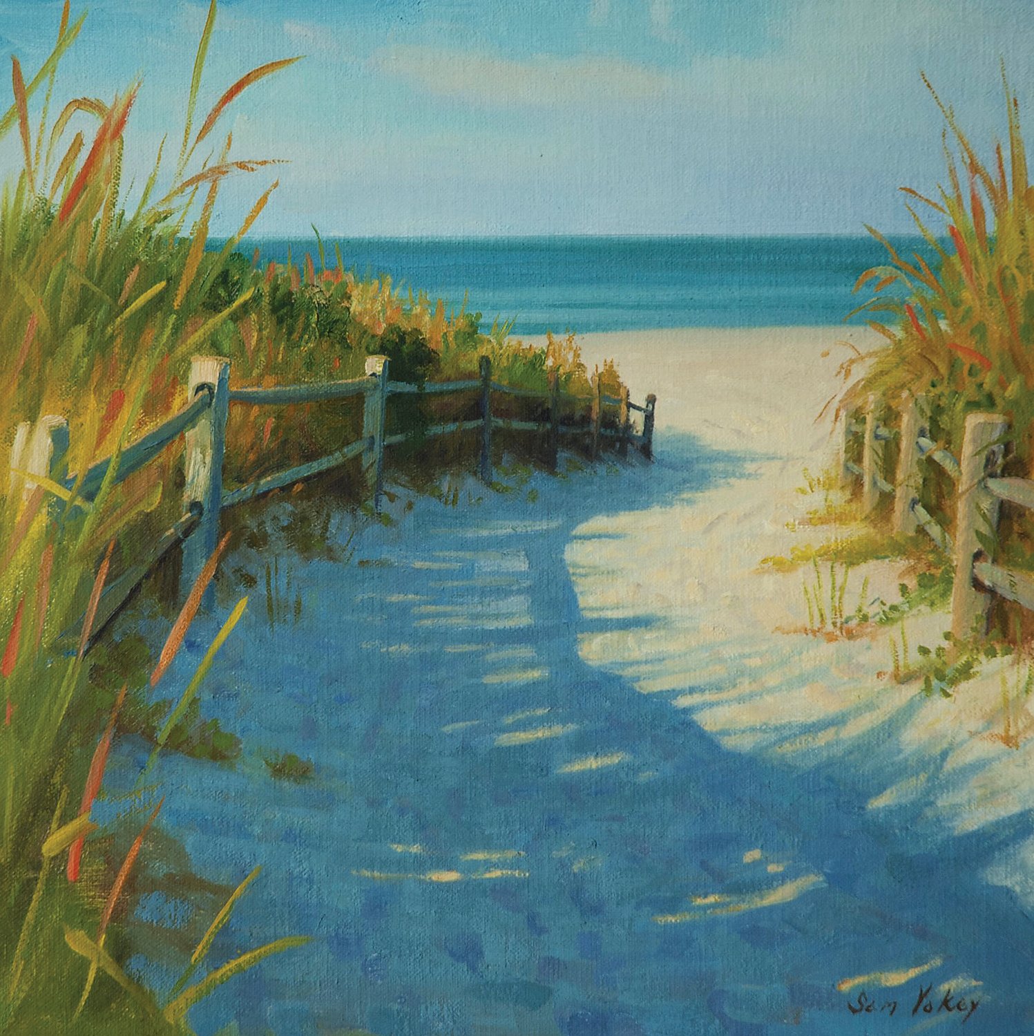 Path to the Beach by Sam Vokey.
