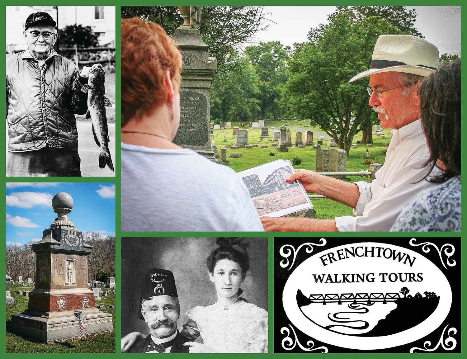 Rick Epstein conducts his next cemetery tour in Frenchtown, N.J.,  on July 3. Tours continue throughout the summer.