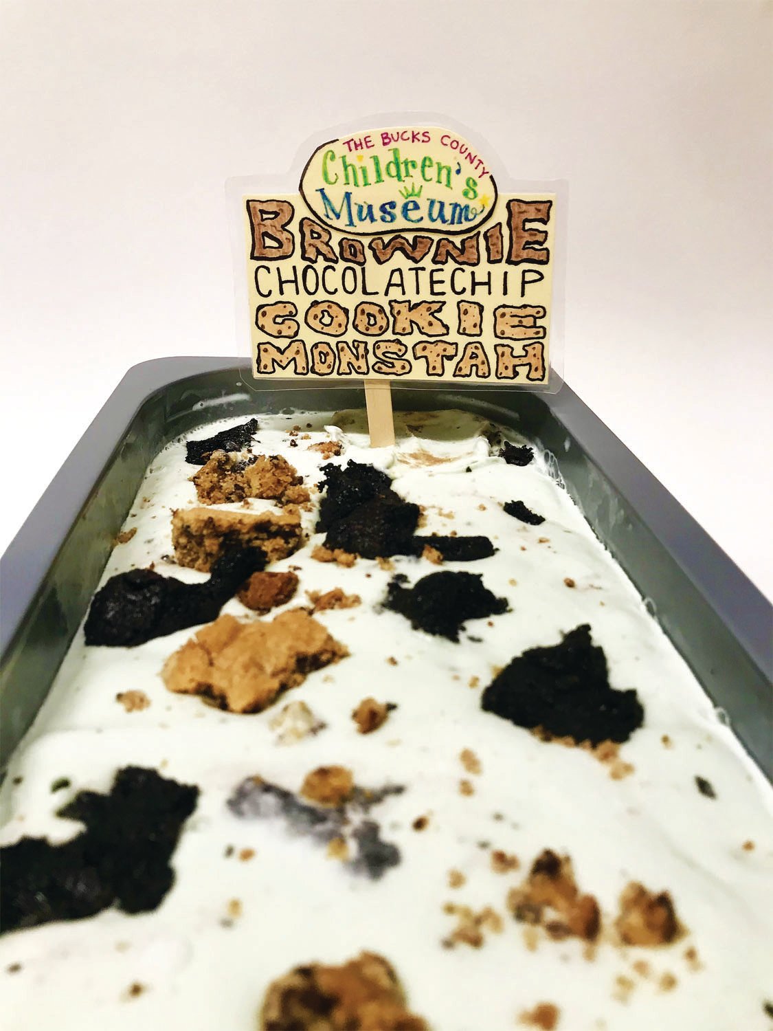 The new brownie chocolate chip cookie monstah flavor at Owowcow benefits the Children’s Museum.