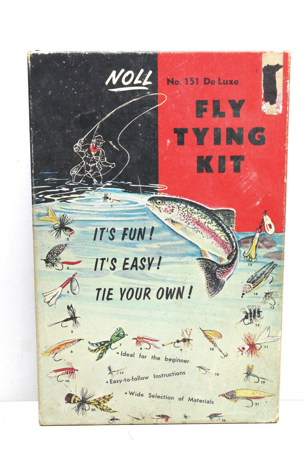 “The Art of Fly Tying” was conceived by Doylestown’s H.J. Noll (ca.1906-1982) and written by well-known author of fishing books, Charles M. Wetzel.