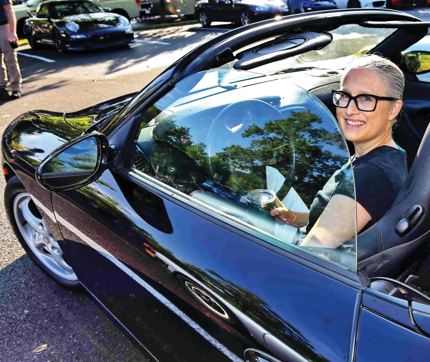 Leanne Graeft with her 1998 Porsche Boxer.