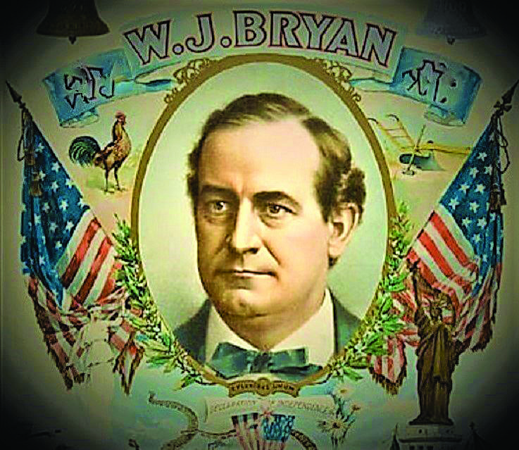 Orator and politician William Jennings Bryan (1860-1925) spoke at the Doylestown Chautauqua.