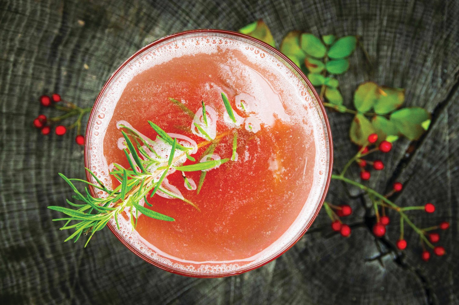 Create your own specialty cocktail, like this Rosehip Blush, each week during The Art of Ecology’s “Autumn Trails-to-Tasting Video Series.”