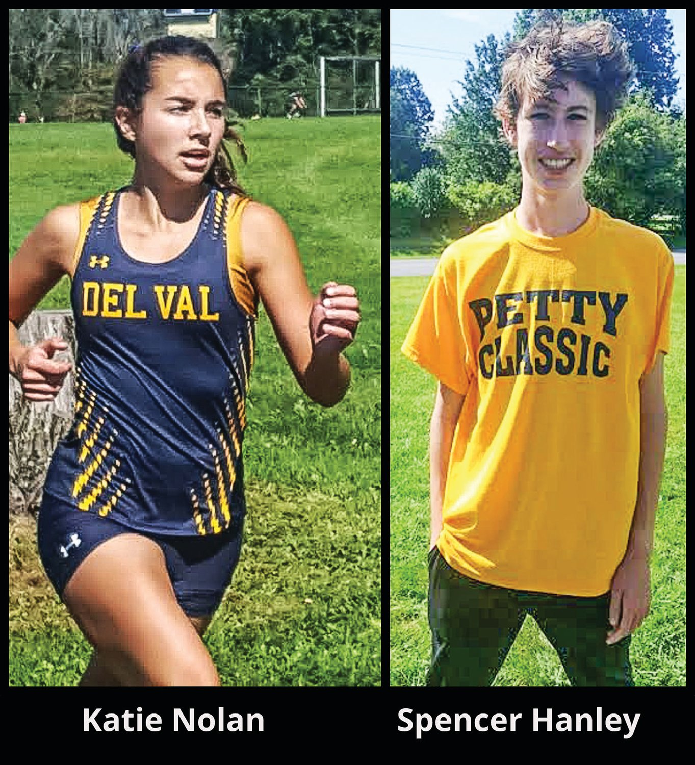 Del Val High School’s Katie Nolan (20:52) and Spencer Hanley (17:47) were the girls and boys winners of the 28th annual Petty Run.