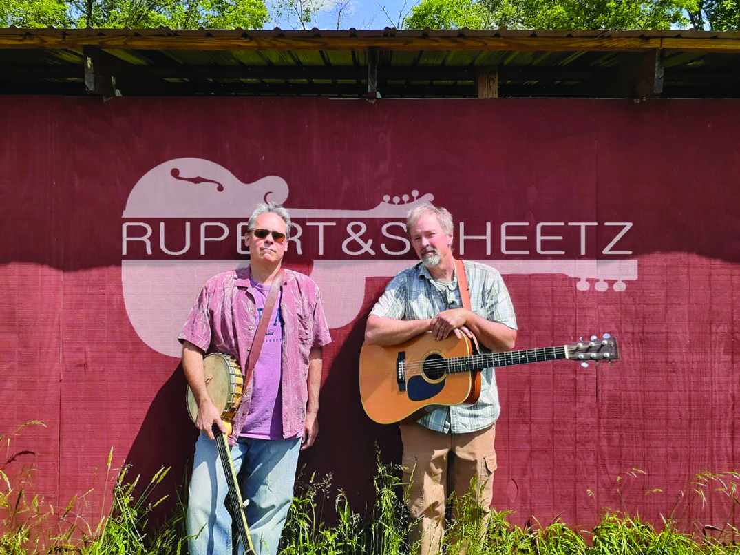 The songwriting team of “Rupert & Scheetz” plays Oct. 2 at Solomon’s UCC in Perkasie.
