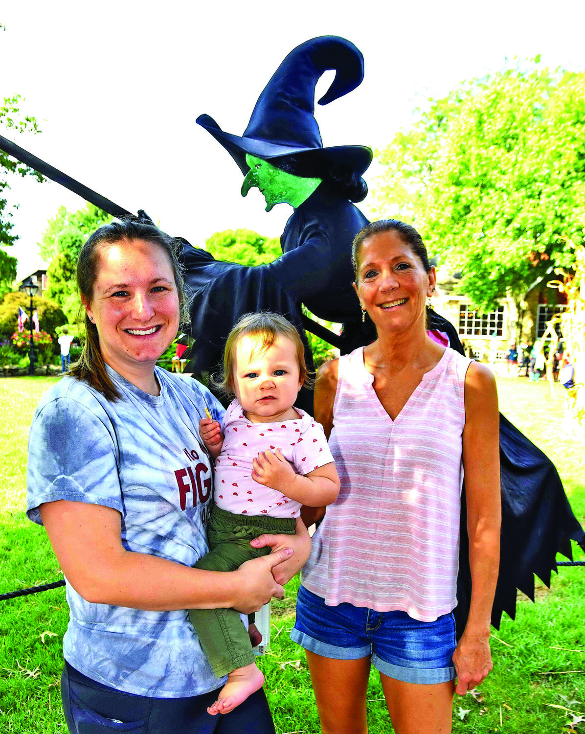 Alyssa Tralewski with baby Zoey and Denise Sieger.