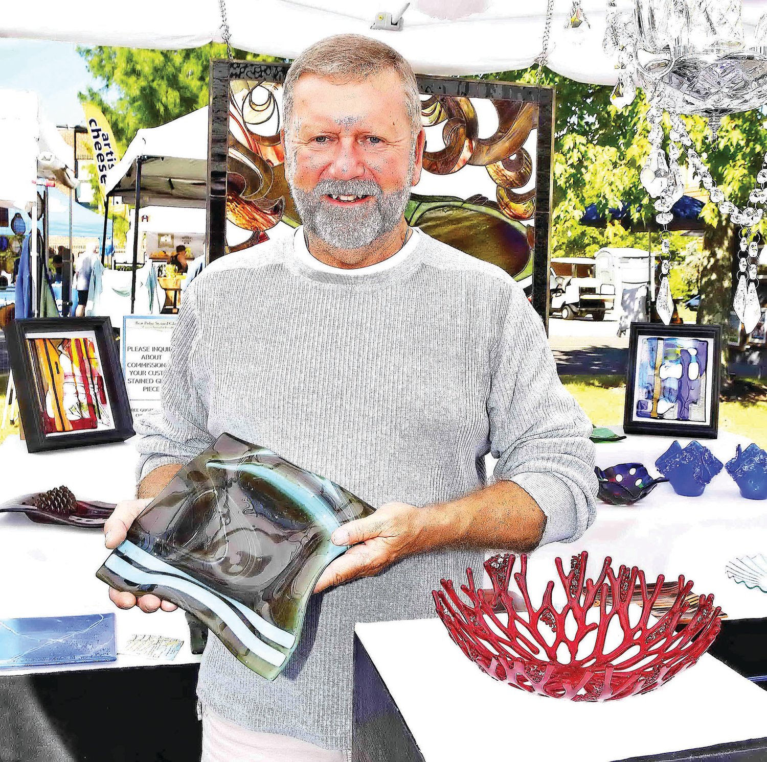 Robert Beam, Bear Ridge Stained Glass artist.