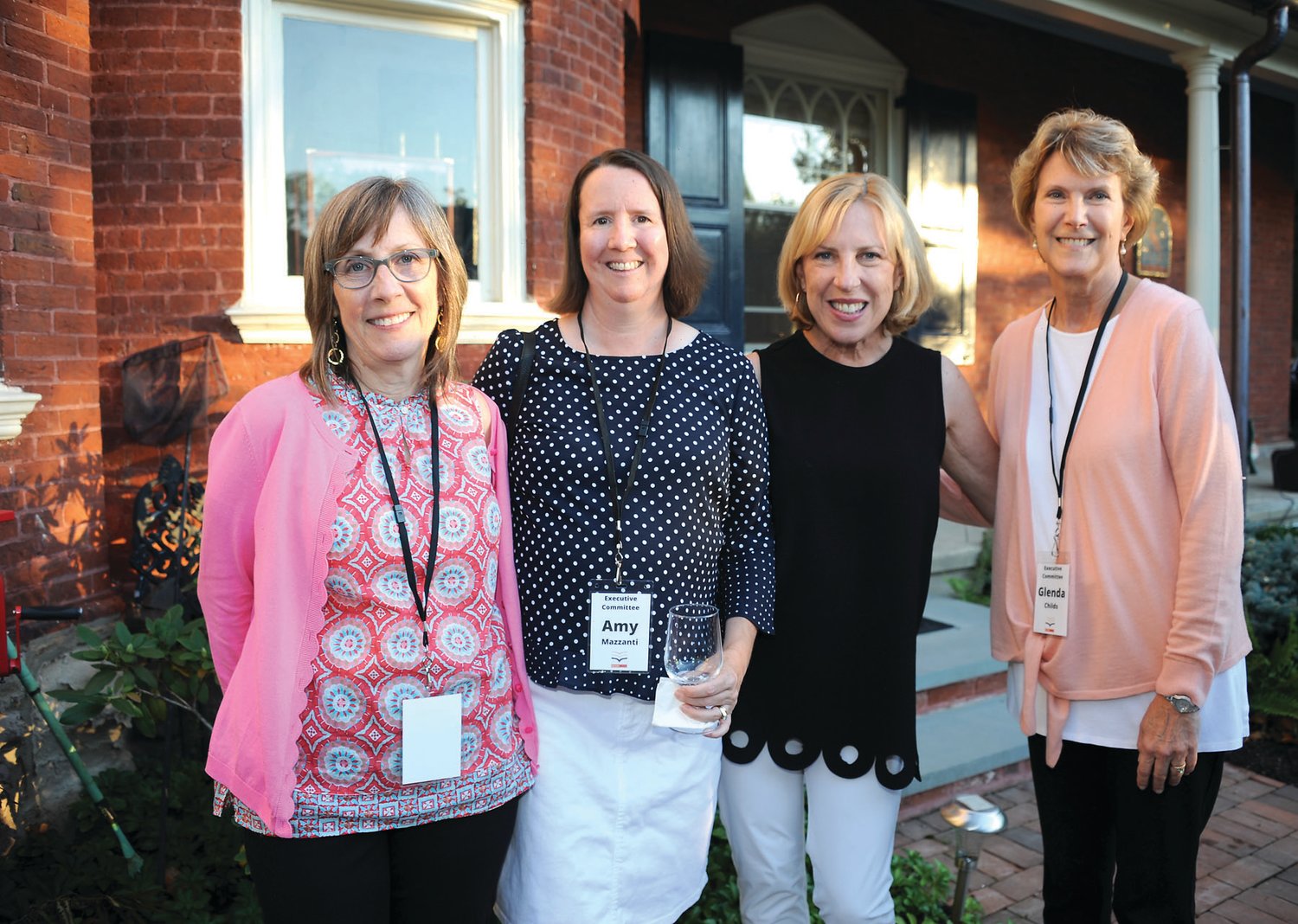 Regina Fried, Amy Mazzanti, author Christina Baker Kline and Glenda Childs.