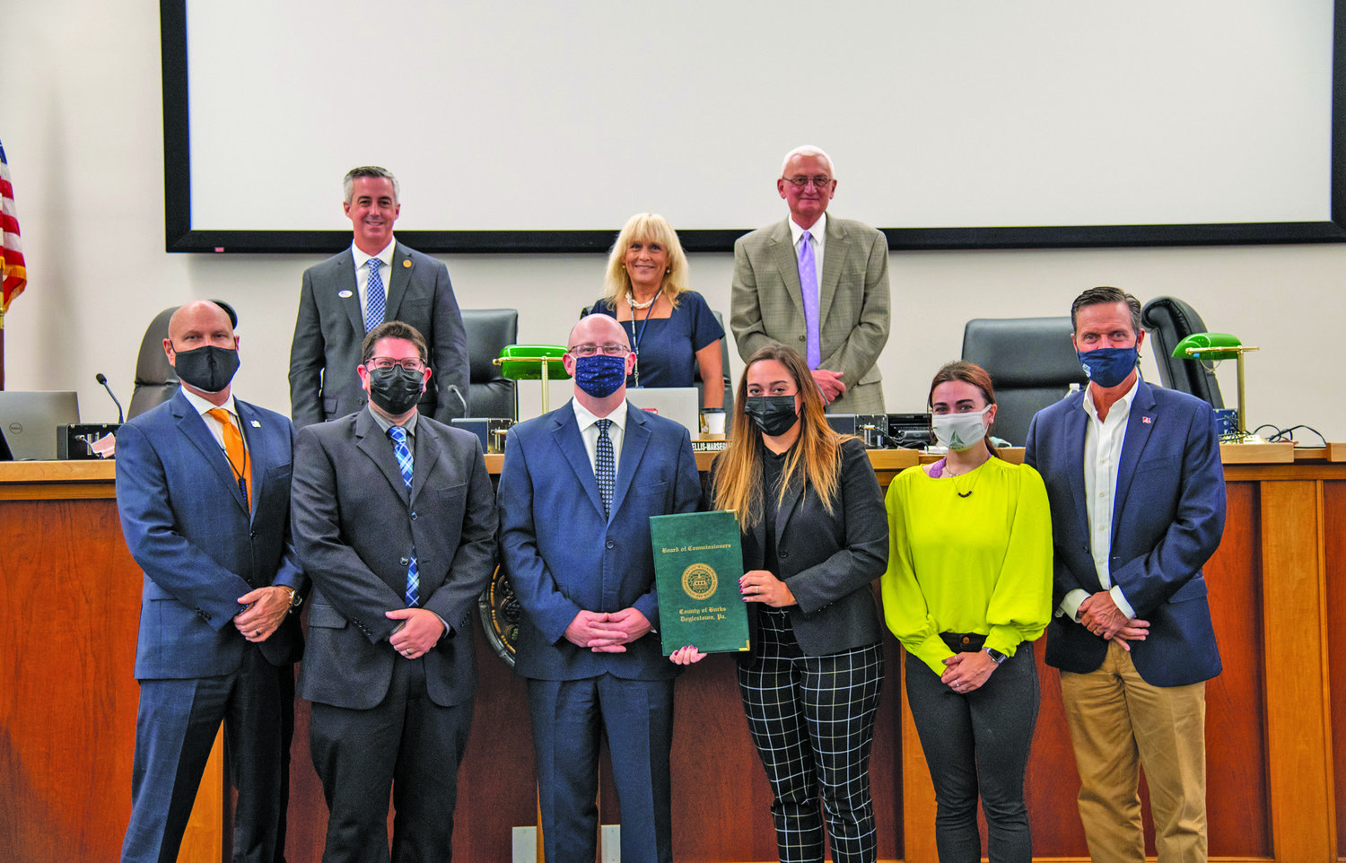 The Bucks County Commissioners recognized the success of TMA Bucks’ annual Bucks County High School Seatbelt Safety Challenge and Teen Driver Safety Video PSA Challenge by officially proclaiming National Teen Driver Safety Week in Bucks County.