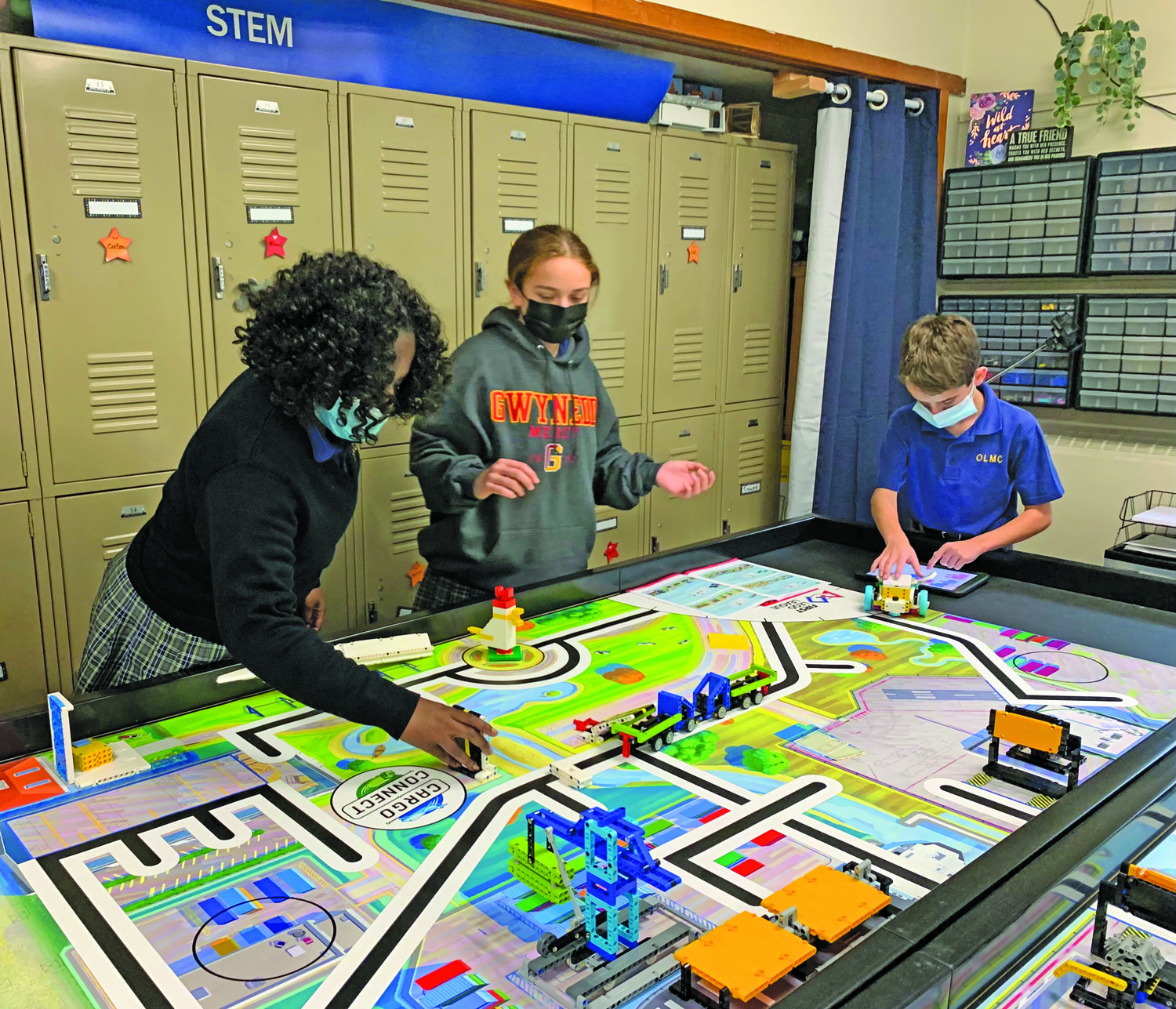 Our Lady of Mount Carmel students prepare for a local First LEGO League Challenge competition set for December.