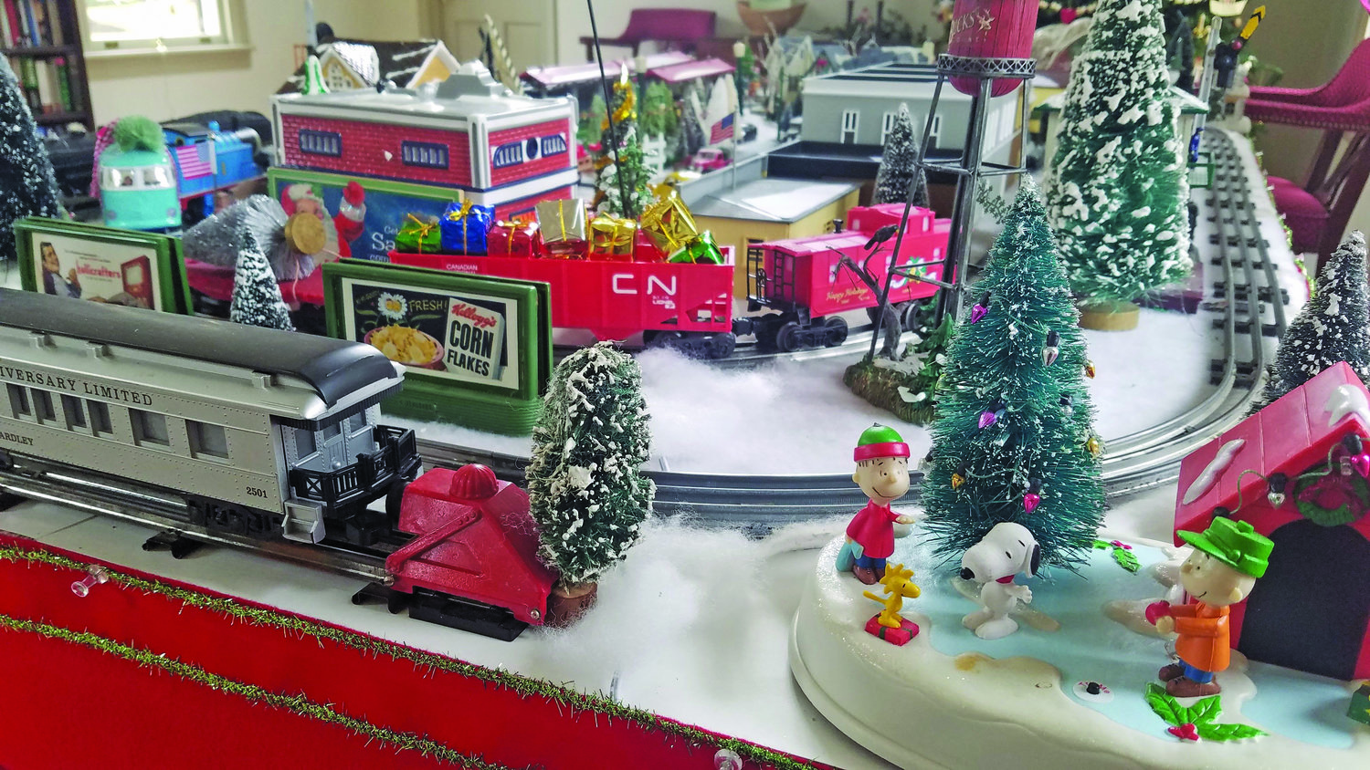 An expansive holiday train display will be the highlight of the Yardley Historical Association open houses at the Old Library by Lake Afton.