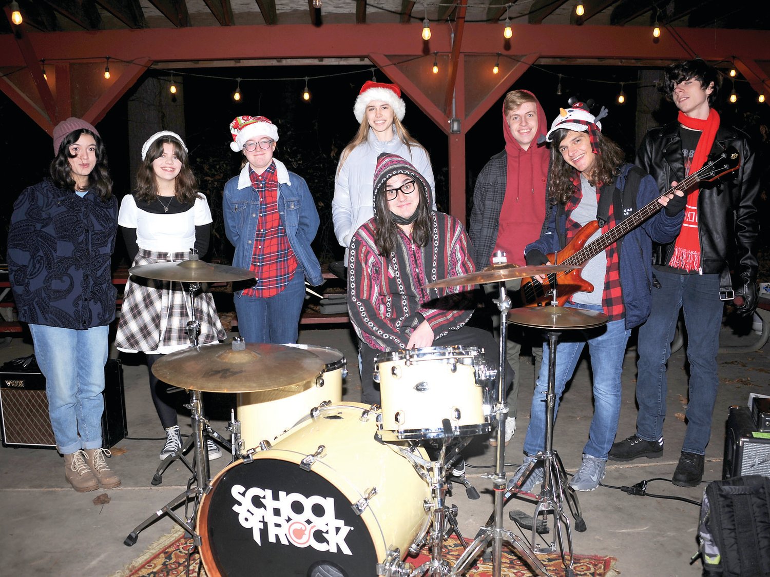 School of Rock in Doylestown provided music for the evening.