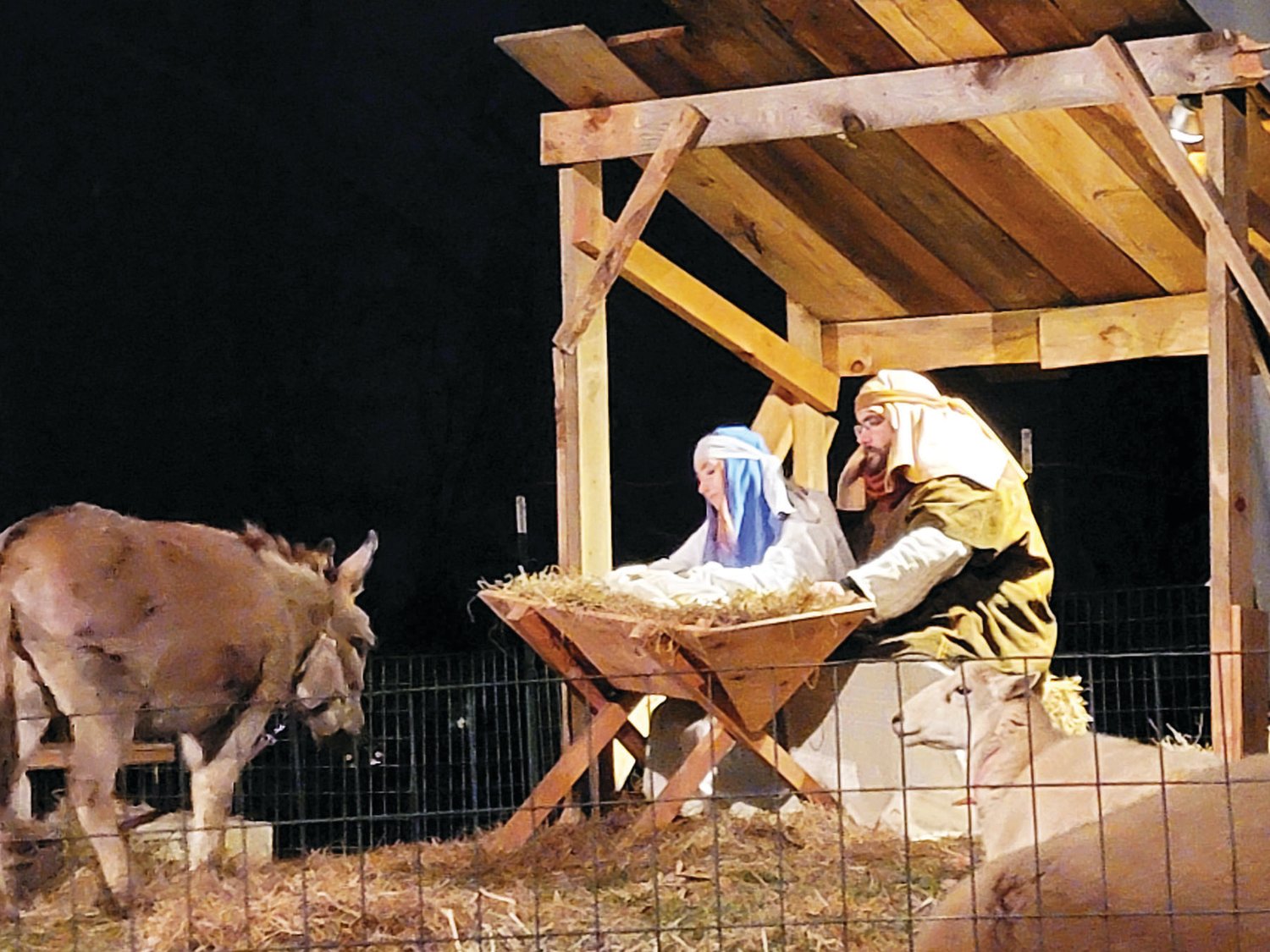 Living Hope Community Church in Dublin presented its Living Nativity, an outdoor walk-through presentation about the birth of Christ, Dec. 16 to 19.