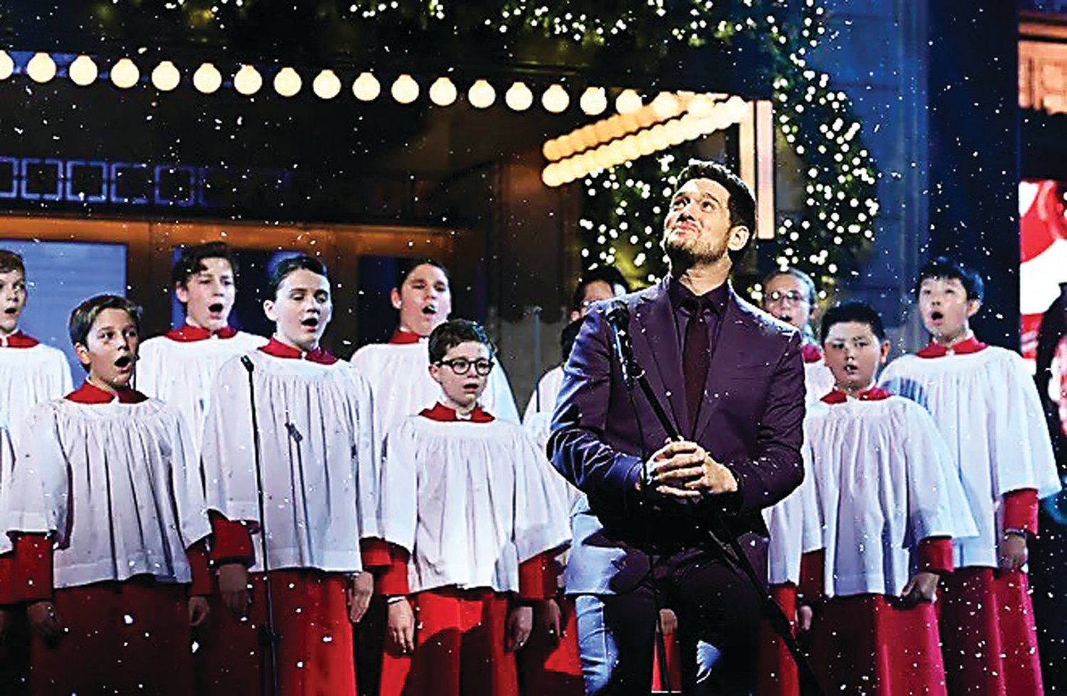 Princeton Boychoir performs with Michael Bublé in his recent NBC special, “Christmas in the City.” It aired on the network and can now be streamed on Peacock and NBC.com.